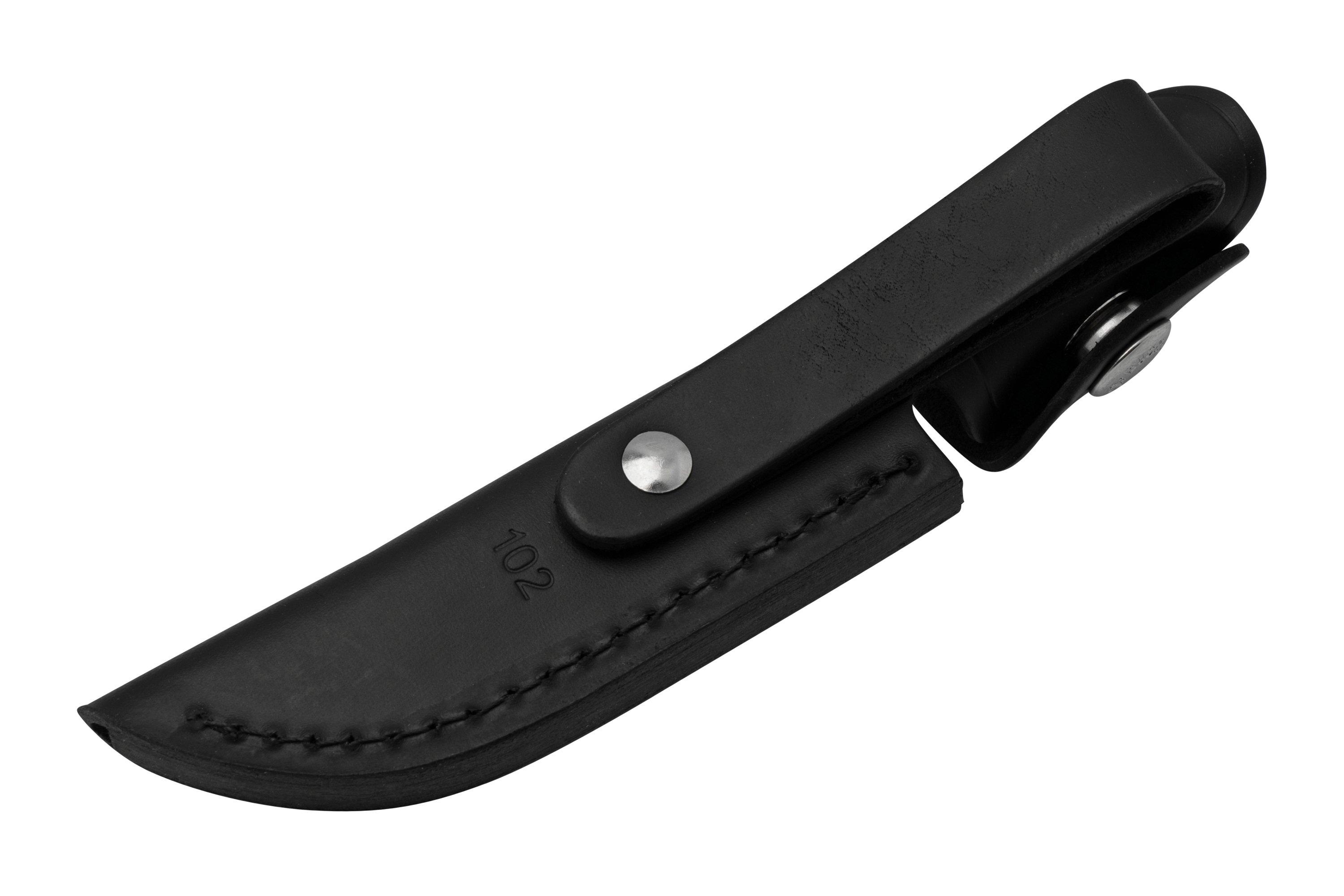 Buck 102 Genuine Leather Sheath 010205BK, Black, foedraal Voordelig