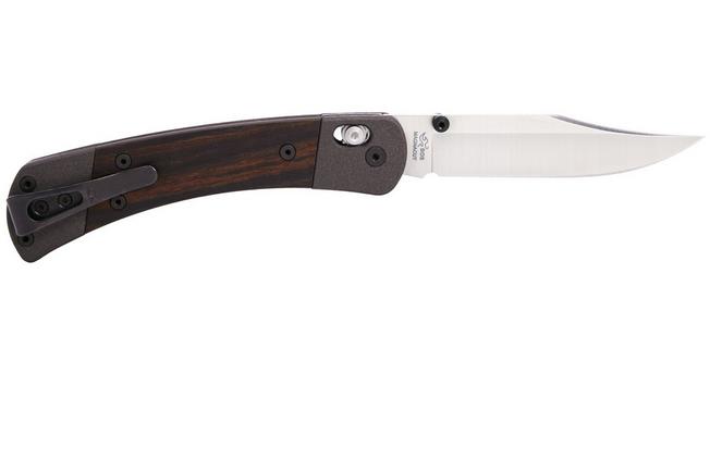 Image for Buck 110 Folding Hunter Crossbar Lock 0110BRS18 Satin MagnaCut, Aluminium, Macassar Ebony, pocket knife
