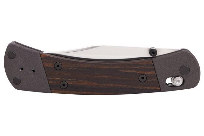 Image for Buck 110 Folding Hunter Crossbar Lock 0110BRS18 Satin MagnaCut, Aluminium, Macassar Ebony, pocket knife