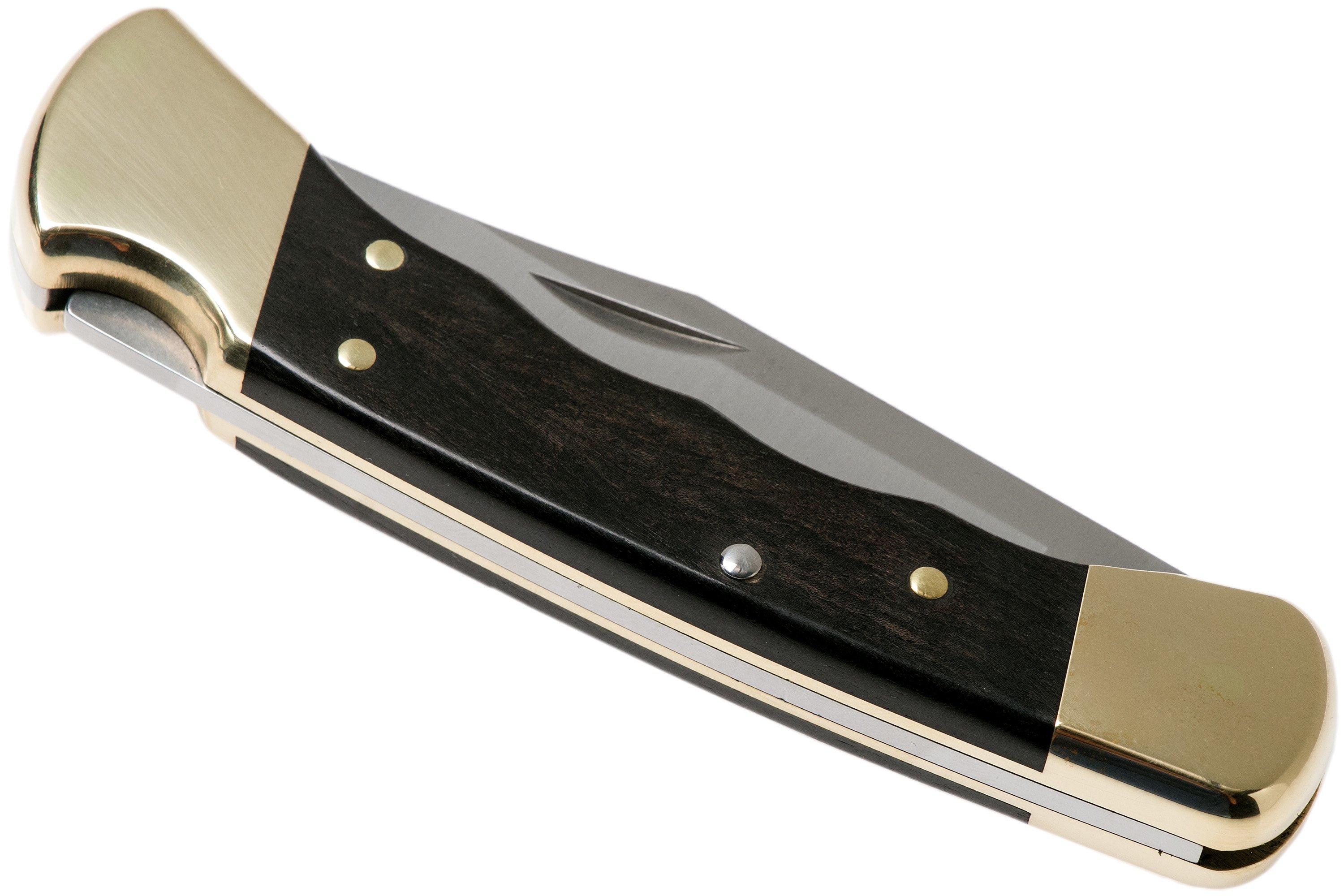 Buck 110 Folding Hunter, with finger grooves Advantageously shopping