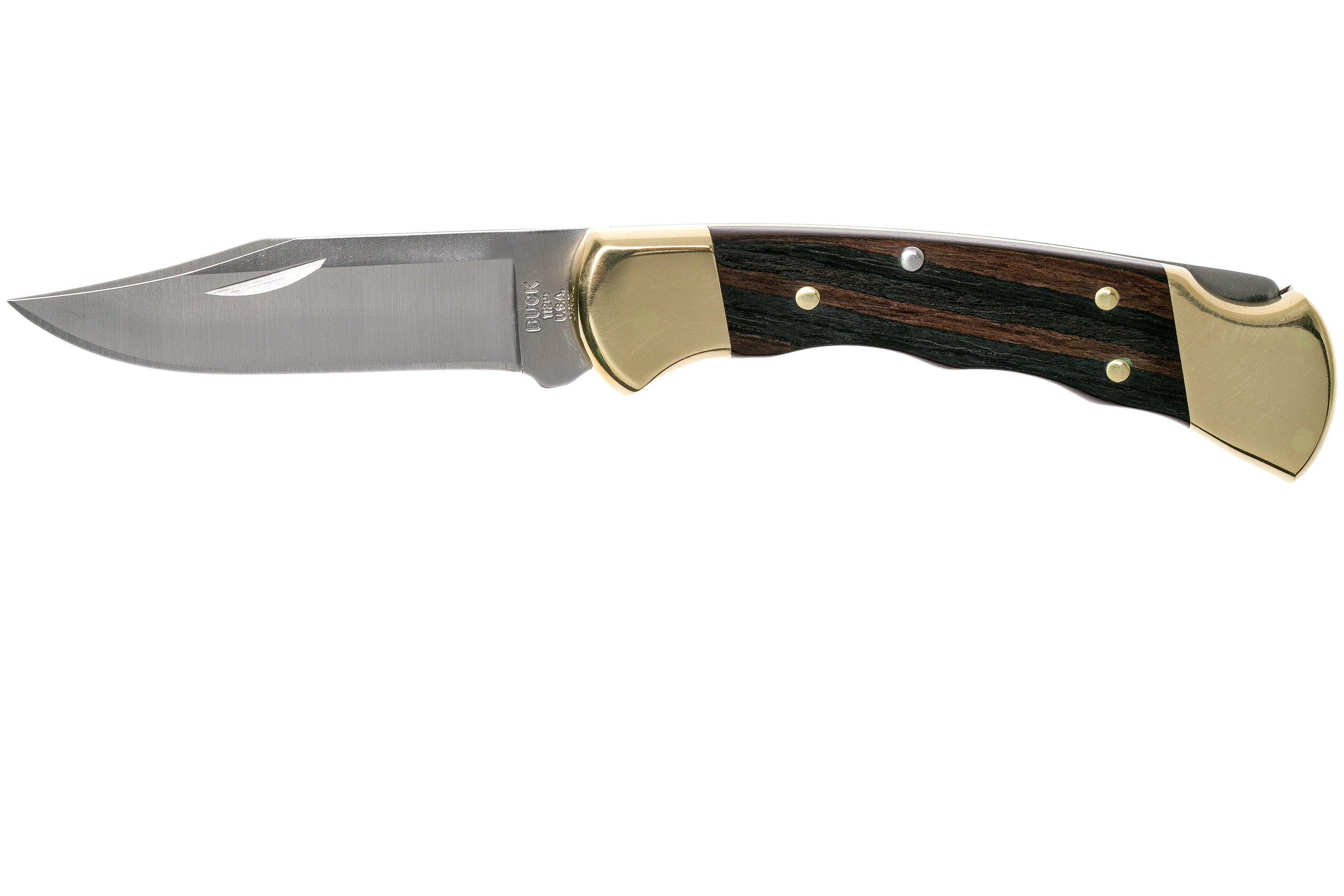 Buck 112 Ranger with finger grooves 112BRSFG pocket knife 