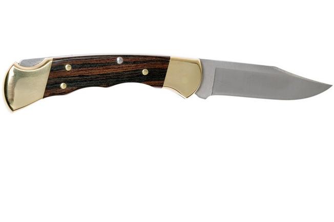 Buck 110 Folding Hunter, with finger grooves  Advantageously shopping at