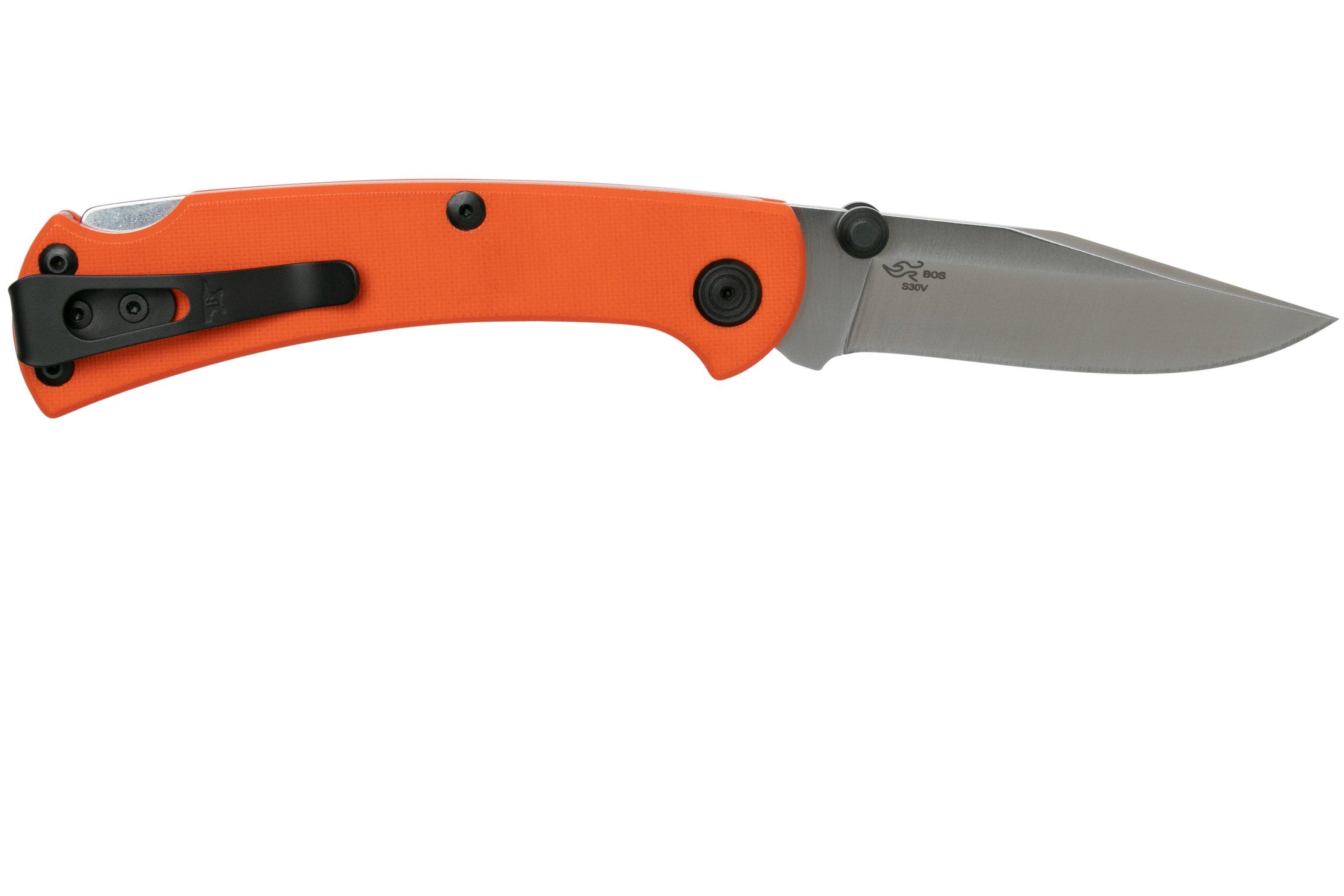 Buck 112 Ranger Slim Pro Trx Orange G10 0112ors3 Pocket Knife 