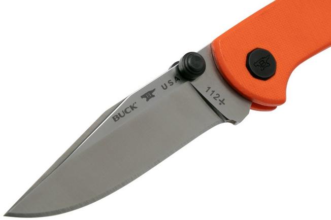 Buck 110 Slim Pro TRX, Orange G10 0110ORS3 pocket knife