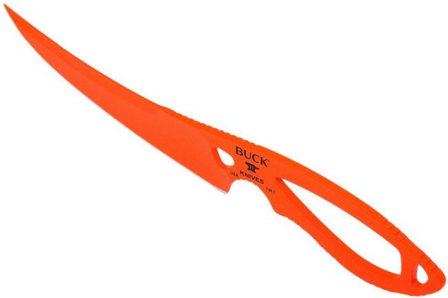 Image for Buck 136 boning knife with sheath, orange, 0136ORS-B