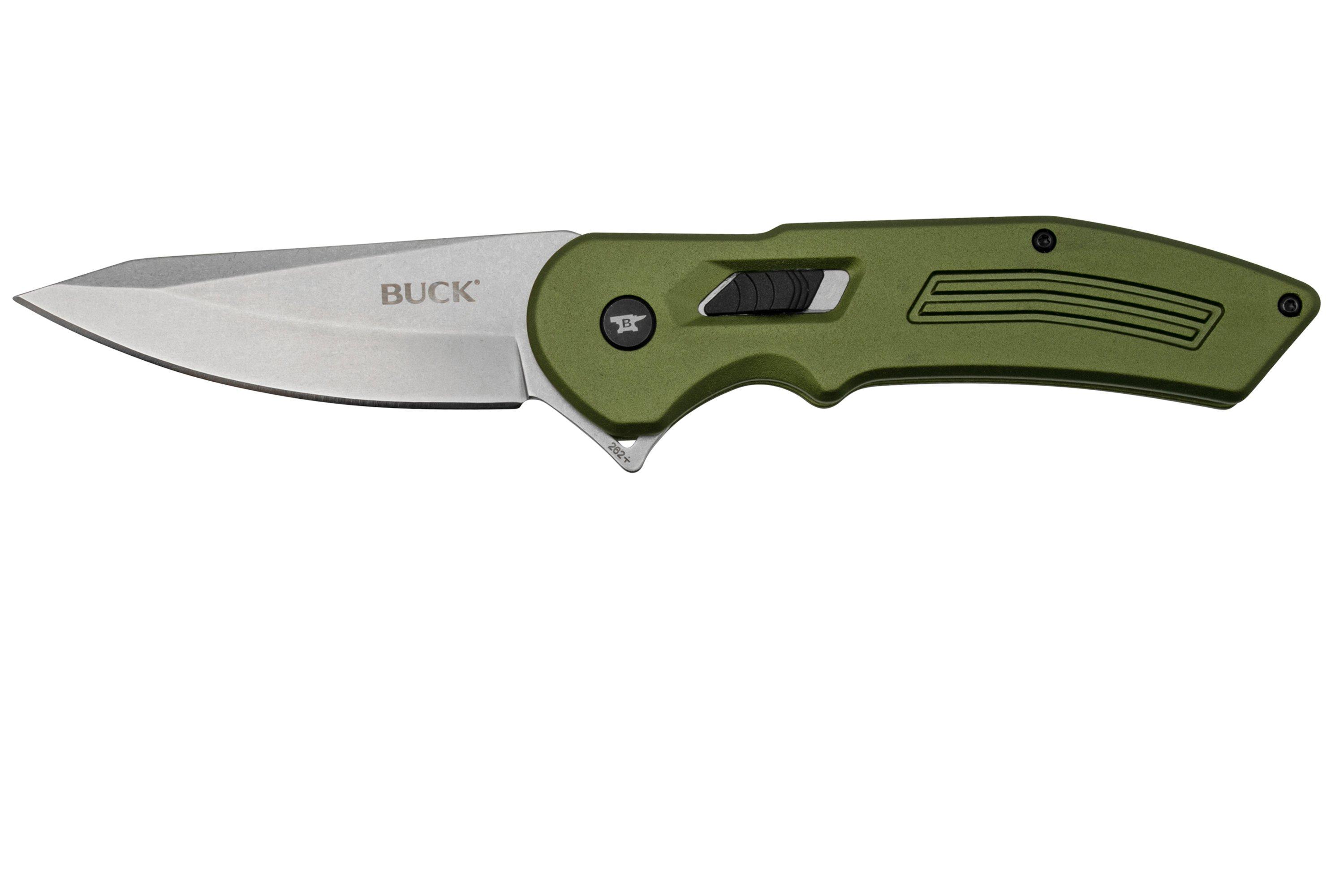 Buck Hexam Assist 0262ODS, O.D. Green, pocket knife | Advantageously ...