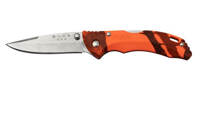 Buck Bantam BBW, Mossy Oak, Blaze Orange Camo 0284CMS9 pocket knife