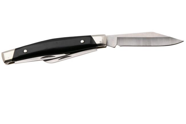 Bild für Buck Stockman 0301BKS1 Satin 420HC, Black Synthetic Nickel Silver, Taschenmesser