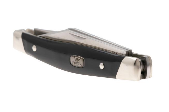 Bild für Buck Stockman 0301BKS1 Satin 420HC, Black Synthetic Nickel Silver, Taschenmesser