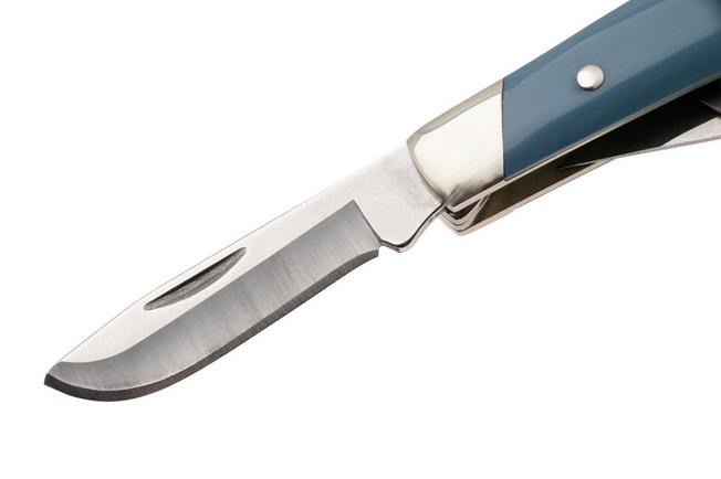 Afbeelding voor Buck Stockman 0301BLS Satin 420HC, Blue Synthetic Nickel Silver, zakmes