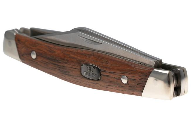 Afbeelding voor Buck Stockman 0301BRS3, Satin 420HC, Granadillo zakmes