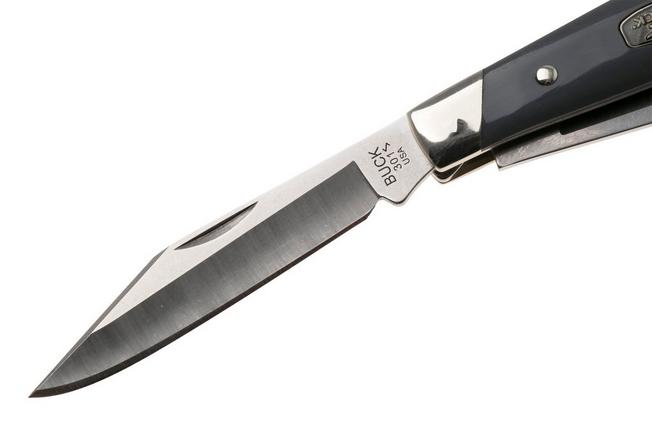 Image for Buck Stockman 0301GYS2-B Satin 420HC, Gray Synthetic, Nickel Silver pocket knife