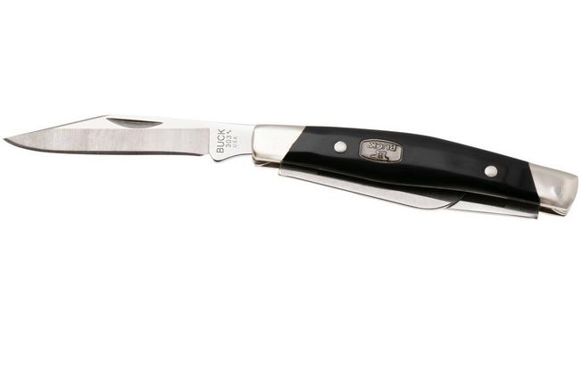 Afbeelding voor Buck Cadet 0303BKS1 Satin 420HC, Black Synthetic Nickel Silver, zakmes