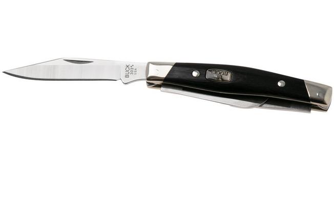 Image for Buck Cadet 0303BRS2-B, Satin 420HC, Ebony Wood, Nickel Silver pocket knife