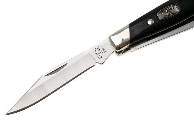 Image for Buck Cadet 0303BRS2-B, Satin 420HC, Ebony Wood, Nickel Silver pocket knife