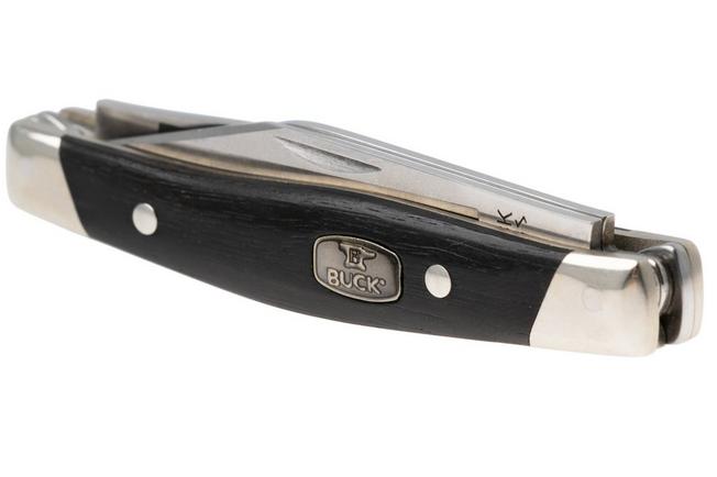 Image for Buck Cadet 0303BRS2-B, Satin 420HC, Ebony Wood, Nickel Silver pocket knife