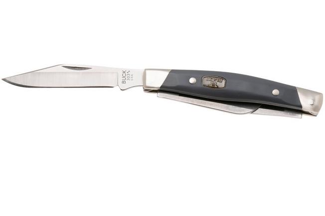 Afbeelding voor Buck Cadet 0303GYS2 Satin 420HC, Gray Synthetic Nickel Silver, zakmes