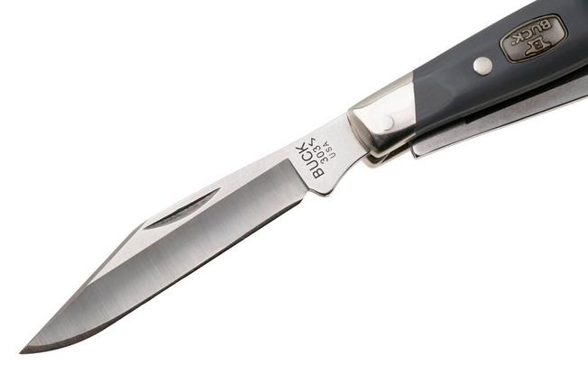 Afbeelding voor Buck Cadet 0303GYS2 Satin 420HC, Gray Synthetic Nickel Silver, zakmes