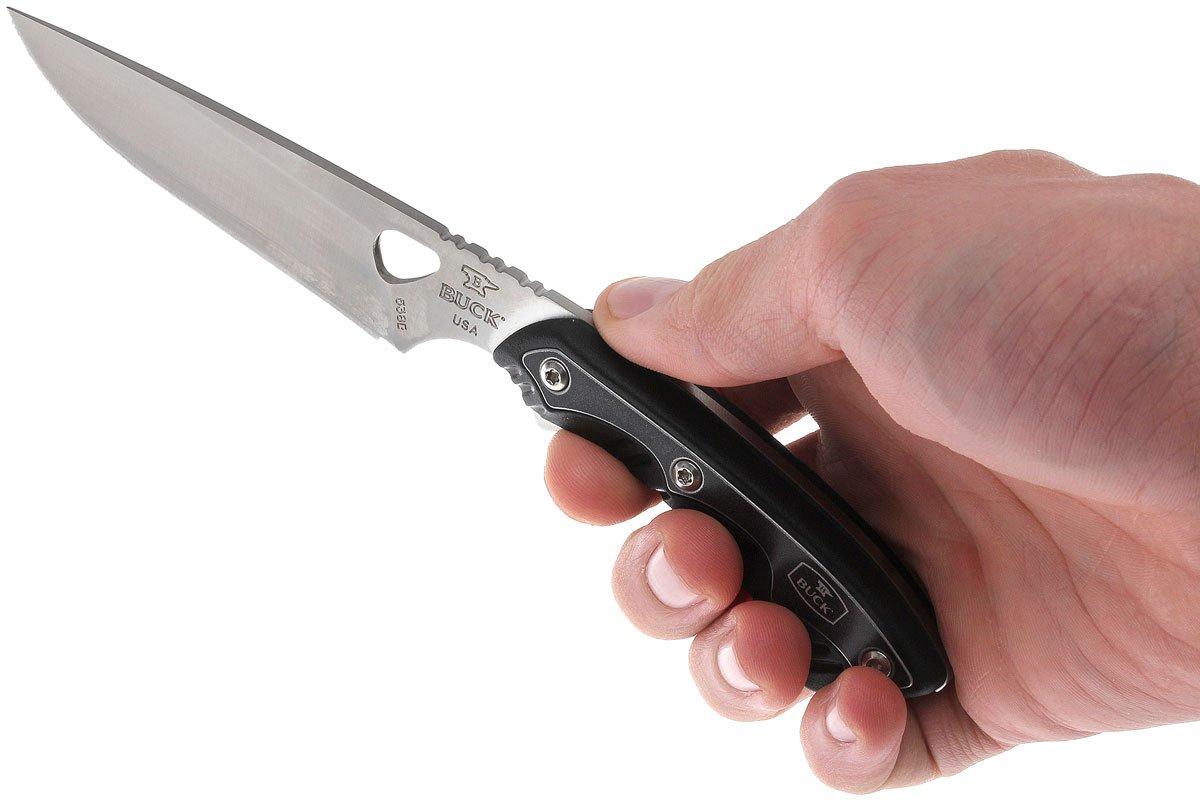 Buck 538 Open Season Small Game Knife 0538BKSB, zwart Voordelig