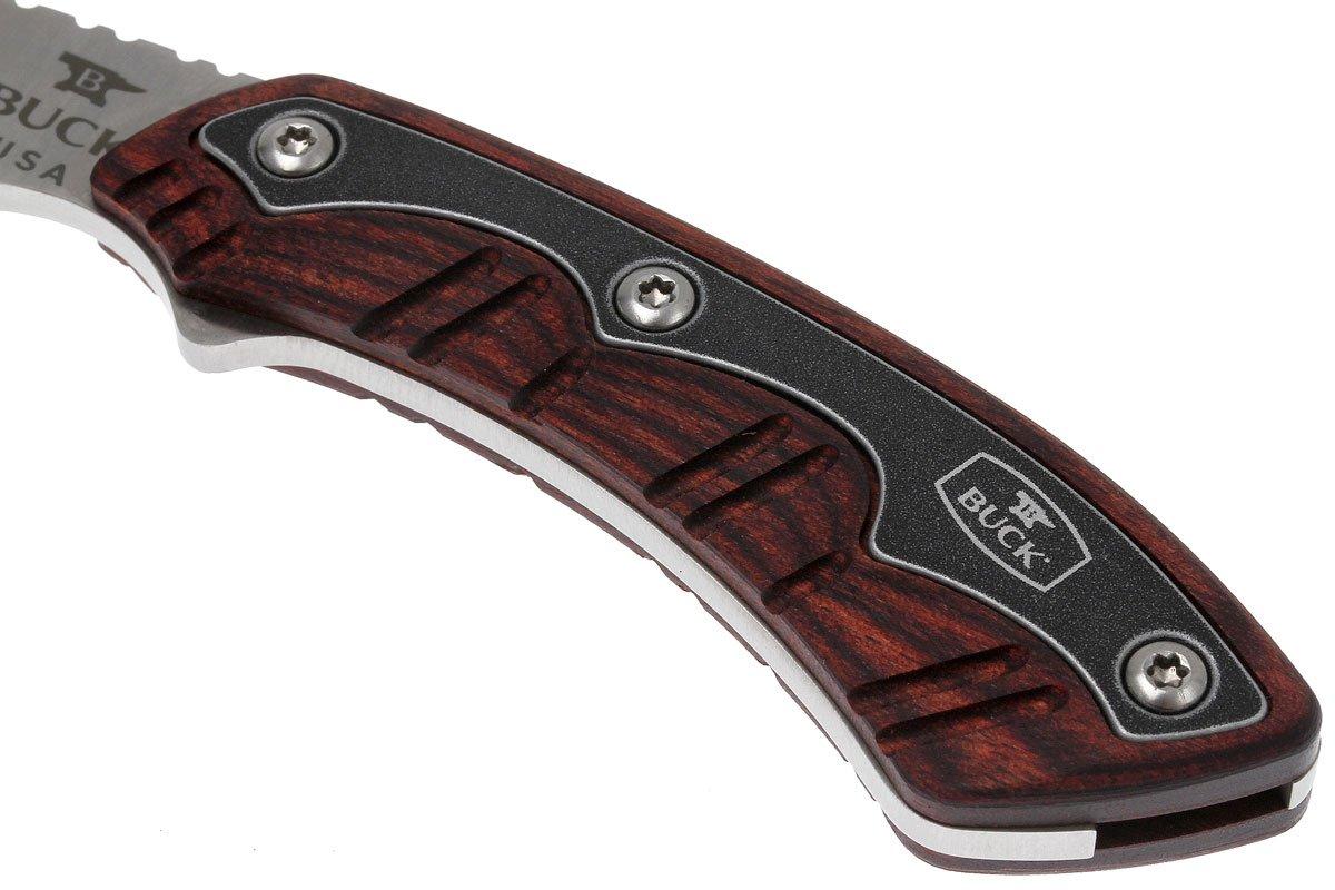 Buck 539 Open Season Small Game Knife 0539RWSB, rosewood Voordelig