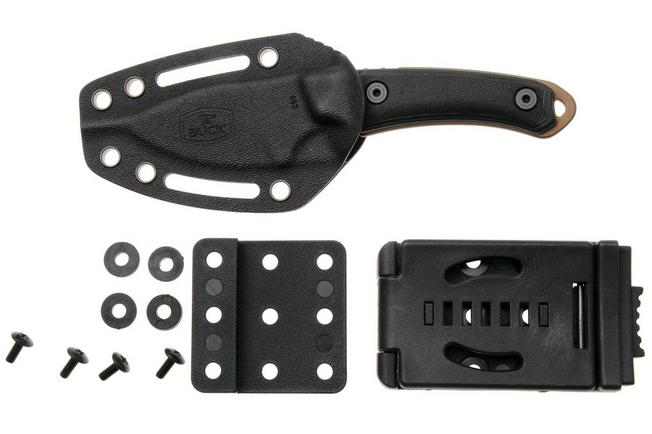Image for Buck 662 Alpha Scout Backcountry 0662BKS1 Bronze Cerakote 420HC, Black VeraFlex Rubber & GFN, fixed knife