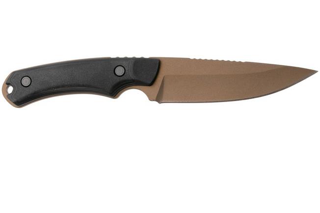 Image for Buck 663 Alpha Guide Backcountry 0663BKS1 Bronze Cerakote 420HC, Black VeraFlex Rubber & GFN, fixed knife