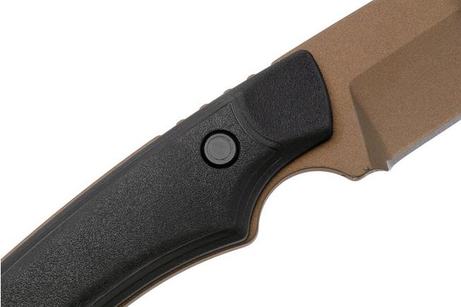 Image for Buck 663 Alpha Guide Backcountry 0663BKS1 Bronze Cerakote 420HC, Black VeraFlex Rubber & GFN, fixed knife