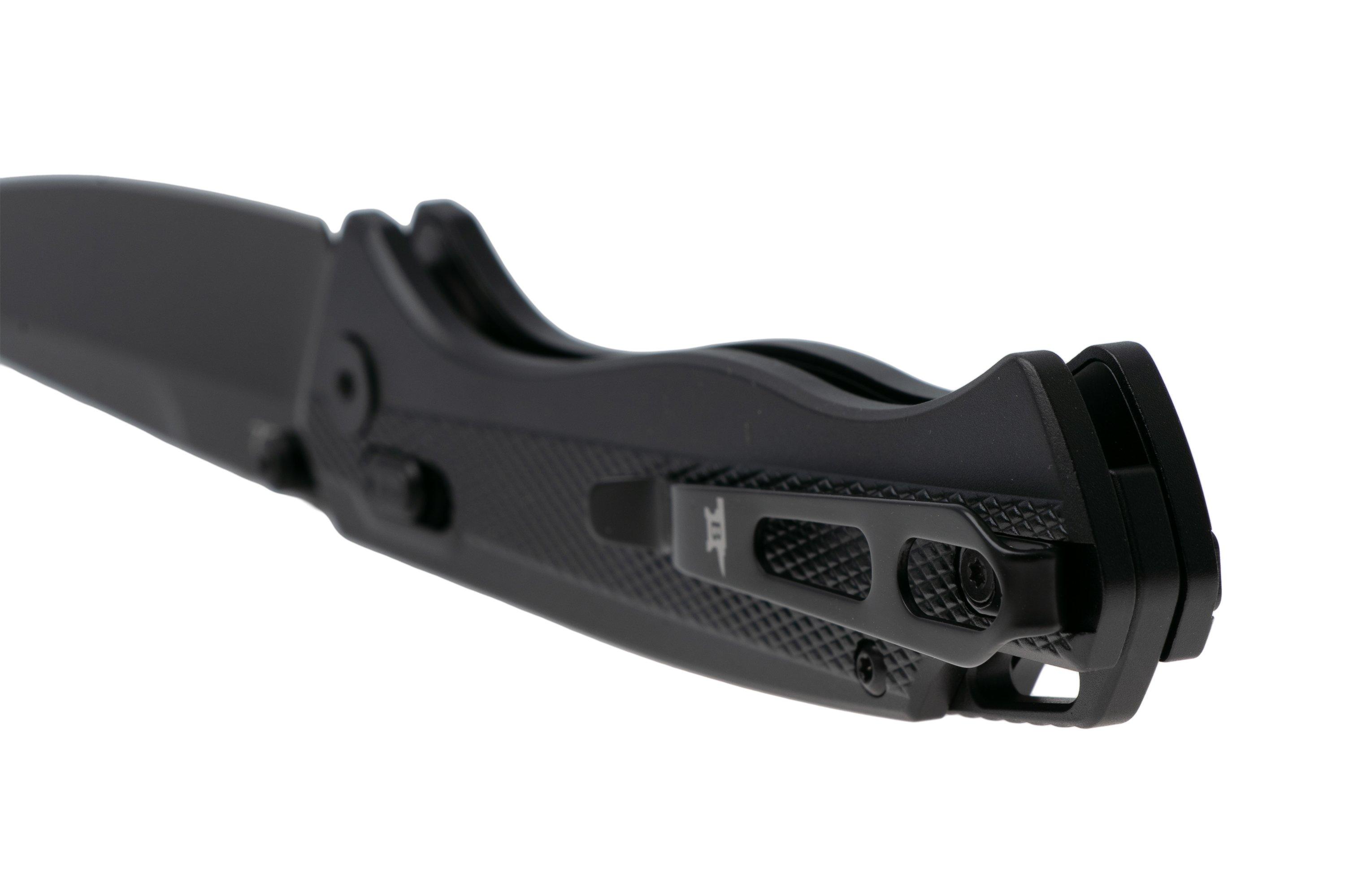 Buck 698 Ferrox 0698BKS Black D2, Black Aluminum, couteau de poche ...