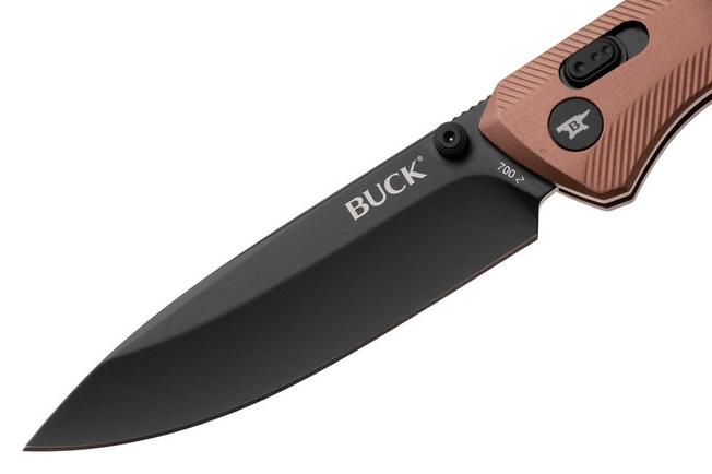 Bild für Buck 700 Nomad 0700BRS Black D2, Burnt Bronze Aluminum, Taschenmesser