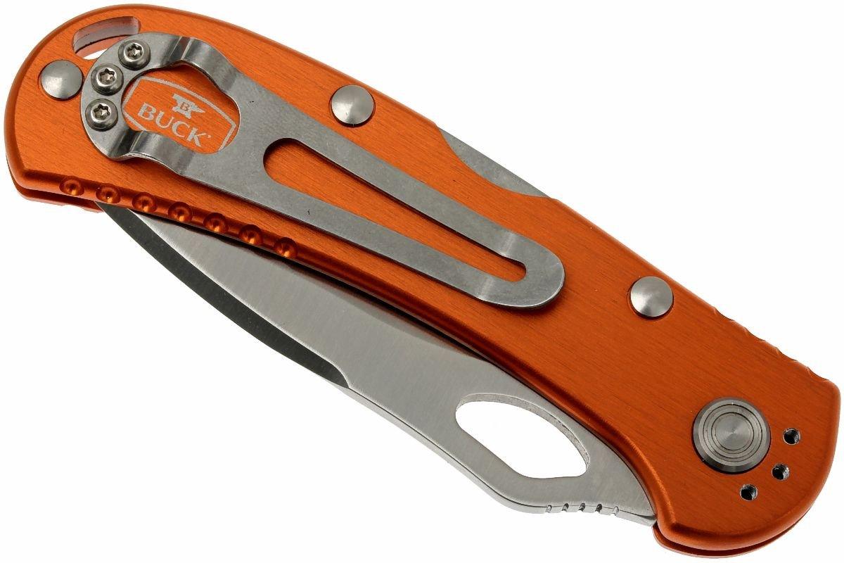Buck 722 Spitfire 0722ORX1-B plain edge/serrated, orange