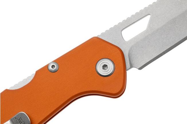 Image for Buck 724 Mustang 0724ORS Bead Blasted 420HC, Orange Aluminum, pocket knife