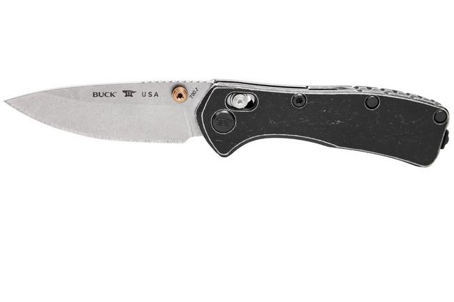 Imagen para Buck 790 Mini Range Trail Worn Elite 0790BKS2 Stonewashed MagnaCut, Black Aluminium, navaja