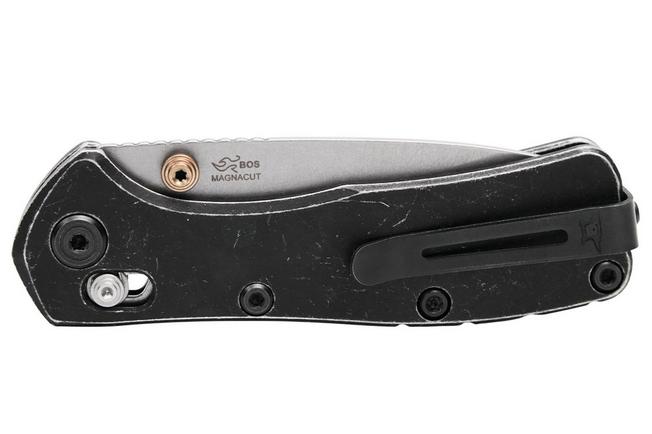 Imagen para Buck 790 Mini Range Trail Worn Elite 0790BKS2 Stonewashed MagnaCut, Black Aluminium, navaja