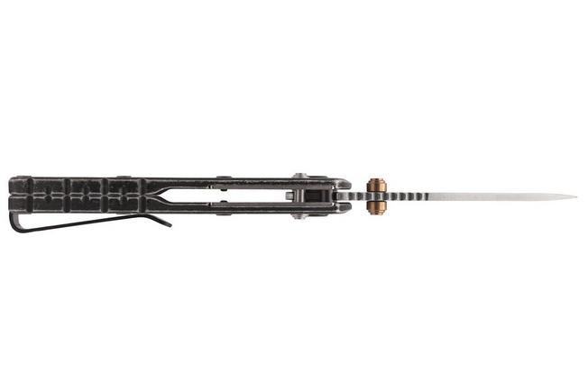 Imagen para Buck 790 Mini Range Trail Worn Elite 0790BKS2 Stonewashed MagnaCut, Black Aluminium, navaja