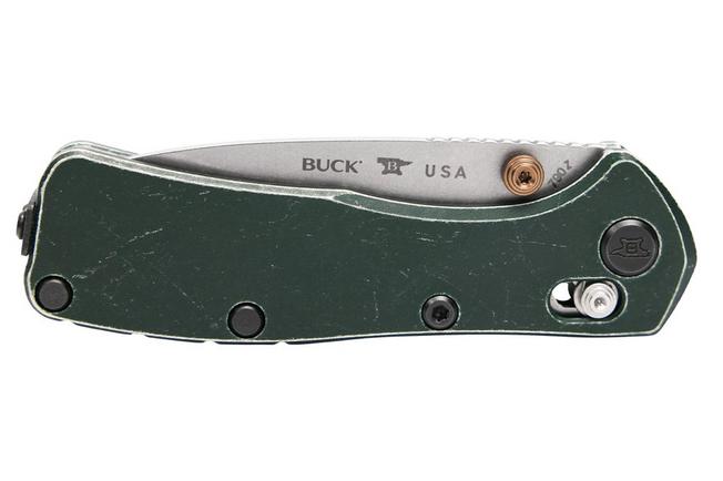 Image for Buck 790 Mini Range Trail Worn Elite 0790GRS2 Stonewashed MagnaCut, Green Aluminium, pocket knife