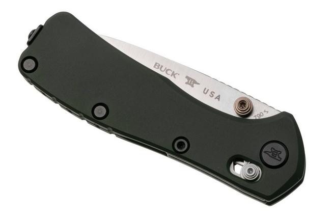 Afbeelding voor Buck 790 Mini Range Elite 0790GRS Satin MagnaCut, Green Aluminum, zakmes