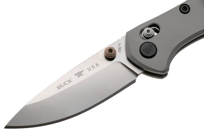 Afbeelding voor Buck 790 Mini Range Elite 0790GYS Satin MagnaCut, Gray Aluminum, zakmes