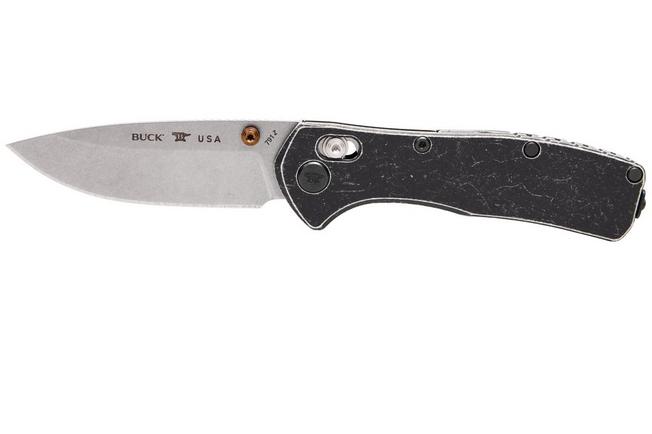 Image for Buck 791 Range Trail Worn Elite 0791BKS2 Stonewashed MagnaCut, Black Aluminium, pocket knife