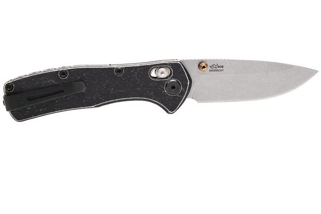 Image for Buck 791 Range Trail Worn Elite 0791BKS2 Stonewashed MagnaCut, Black Aluminium, pocket knife