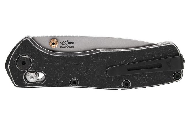 Image for Buck 791 Range Trail Worn Elite 0791BKS2 Stonewashed MagnaCut, Black Aluminium, pocket knife