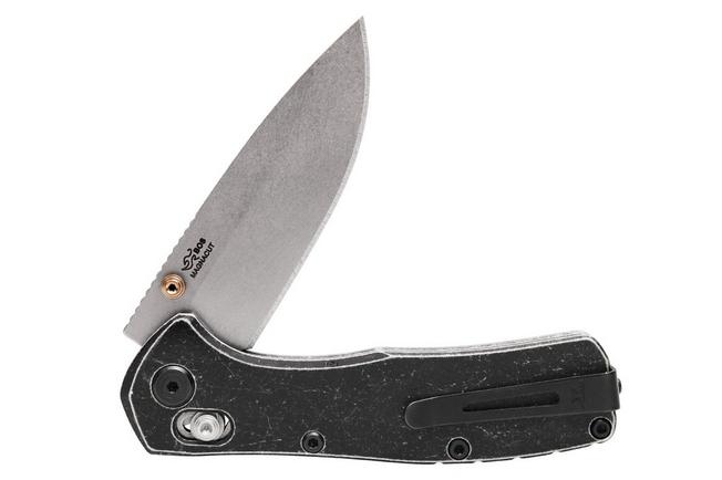 Image for Buck 791 Range Trail Worn Elite 0791BKS2 Stonewashed MagnaCut, Black Aluminium, pocket knife