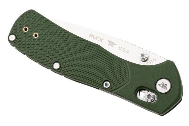 Afbeelding voor Buck 791 Range Pro 0791GRS1 Satin 154CM, Green FRN, zakmes
