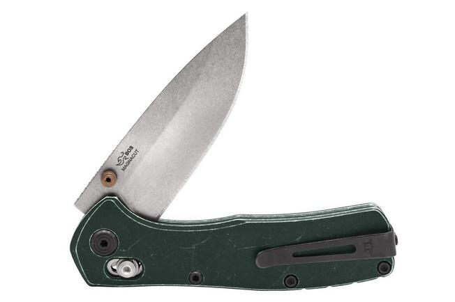 Image for Buck 791 Range Trail Worn Elite 0791GRS2 Stonewashed MagnaCut, Green Aluminium, pocket knife
