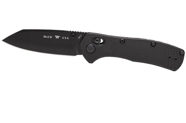 Image for Buck 797 Range Pro Ops 0797BKS1 Black Cerakote 154CM, Black FRN, pocket knife