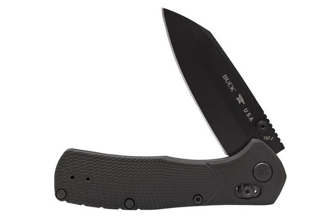 Image for Buck 797 Range Pro Ops 0797BKS1 Black Cerakote 154CM, Black FRN, pocket knife