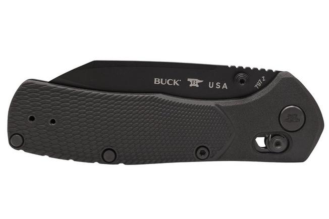Image for Buck 797 Range Pro Ops 0797BKS1 Black Cerakote 154CM, Black FRN, pocket knife