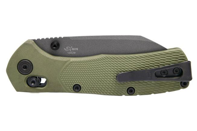 Image for Buck 797 Range Pro Ops 0797GRS1 Gray Cerakote 154CM, Green FRN, pocket knife