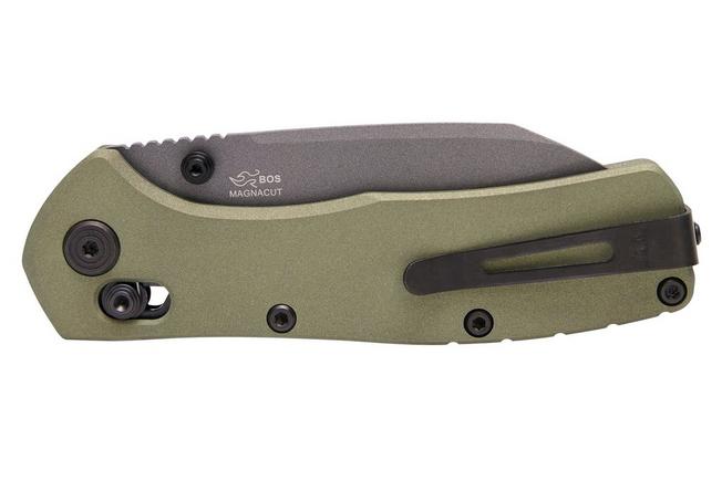 Afbeelding voor Buck 797 Range Elite Ops 0797GRS Gray Cerakote MagnaCut, Green Aluminium, zakmes