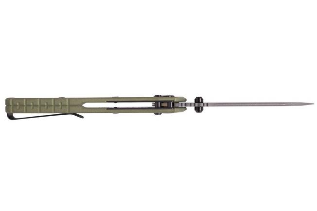 Afbeelding voor Buck 797 Range Elite Ops 0797GRS Gray Cerakote MagnaCut, Green Aluminium, zakmes