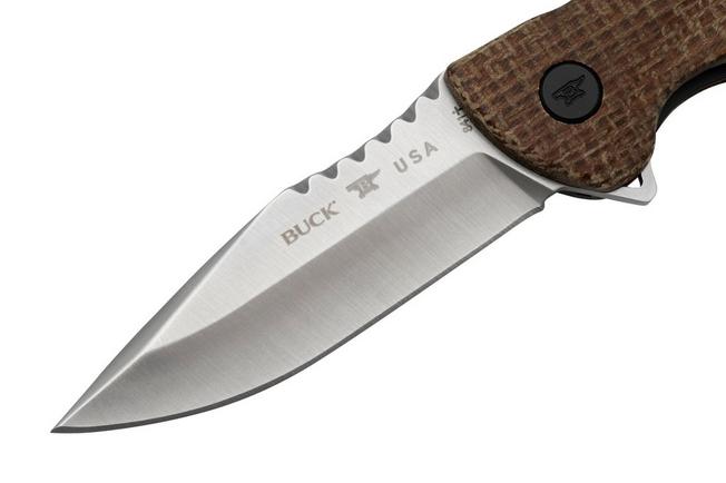 0841TNS Sprint Pro Natural Canvas Micarta Handle S30V